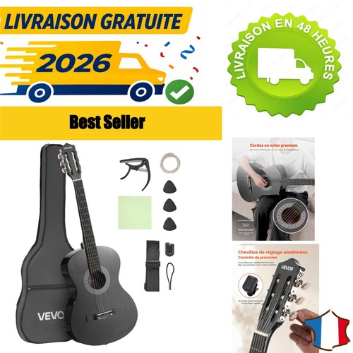 Vevor guitare classique cm - guitare,