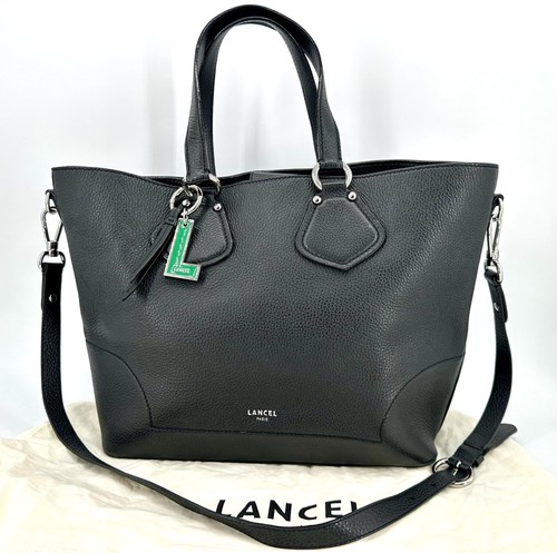 Sac cabas lancel - lancel, noir