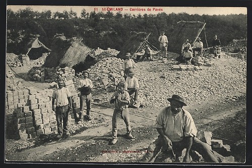 Cpa saint émiland carrières - cpa, saint-Émiland,