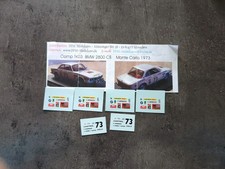 Decal decalc 1/43 BMW 2800 CS
