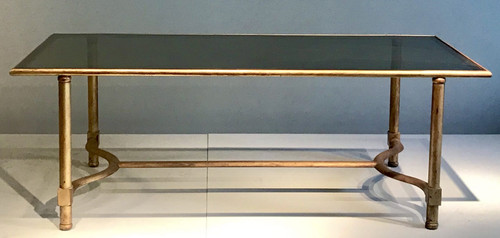 Table basse métal doré - table,