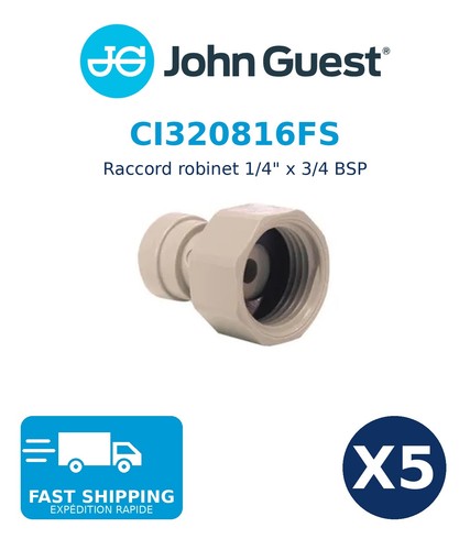 John guest ci320816fs raccord - john,