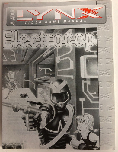 Notice electrocop atari lynx - notice,
