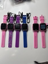 Lot of 6 VTech Kidizoom DX & DX2 Smartwatches Mixed Colors w/ Chargers