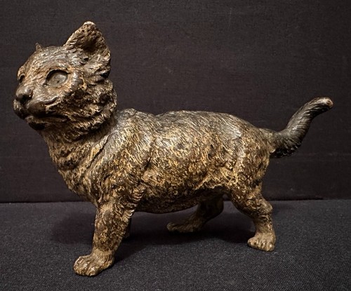 Chat bronze vienne - bronze, de