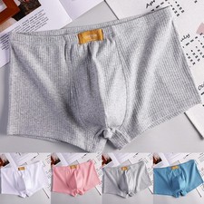 Boxer homme coton slip élégant sous vêtement malle coupe confortable M 2XL