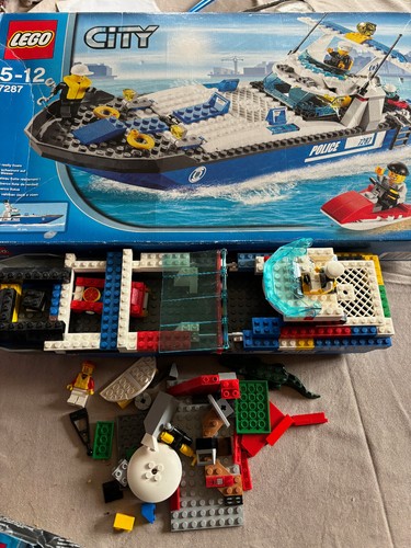 Lego bateau police - lego, 7287
