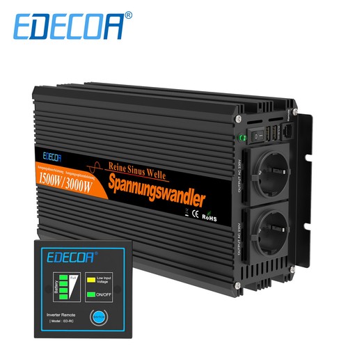 Edecoa convertisseur 12v - convertisseur,