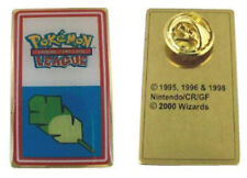 Pin's Pokémon League (Earth Badge) collection édition 2000 Wizards en métal neuf