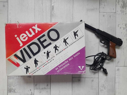 Console jeux vintage univox - console, de