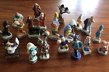 20 PORCELAIN BEANS CARTOON CHARACTERS / Batch of cartoons porcelain beans
