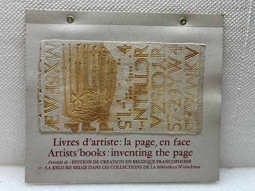 Livres artiste page en - livres, la