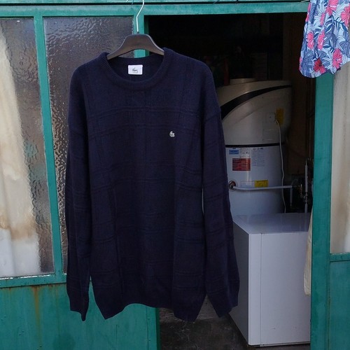 Lacoste pull homme bleu marine - bleu,