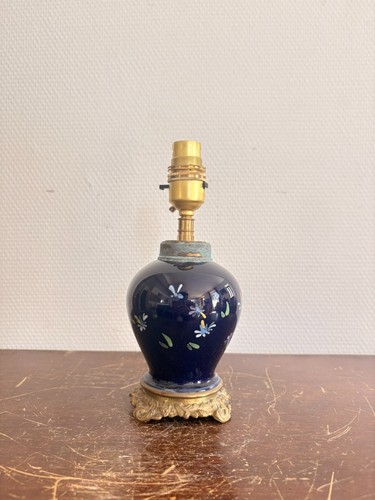 Ancien pied lampe céramique - ancien,