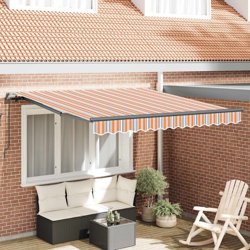 Auvent rétractable polyester - auvent,