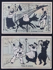 2 Chromos image publicitaire