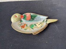 Vide-poche en laiton émaillé – Canard mandarin – Style asiatique