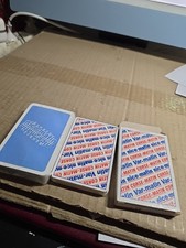 lot de 2 jeux  cartes  NEUFS PUB NICE MATIN