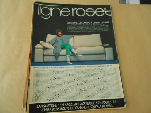 Publicité 1983 ligne - 1983, roset