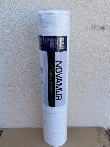 Novamur papier peint blanc - papier,