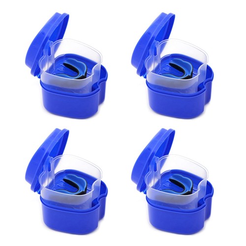 Bleu foncé cas - cas, dentier