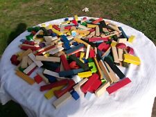 KAPLA LOT wood brick construction color and natural approx. 4.5 kg and others