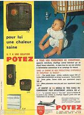 ADVERTISEMENT ADVERTISING 095 1962 POTTE oil heaters