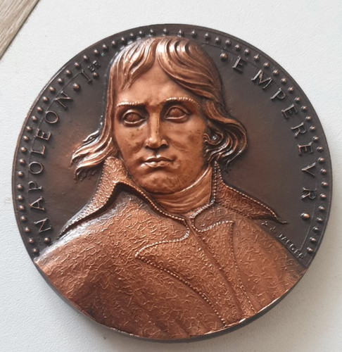 Médaille cuivre napoléon 1er - médaille,