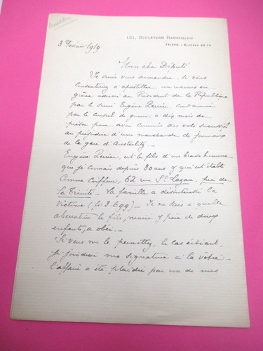 Ernest bourdillon autographe - ernest,