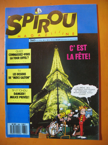 Spirou magazine 2665 du - spirou,