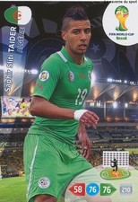 004 TAIDER # ALGERIA PANINI CARD ADRENALYN WORLD CUP BRAZIL 2014