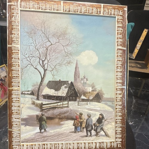 Tableau peinture encadré