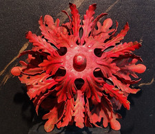 Plafonnier / Applique, By BANCI, ROUGE ANCIEN, Hollywood Regency, UTILISÉ