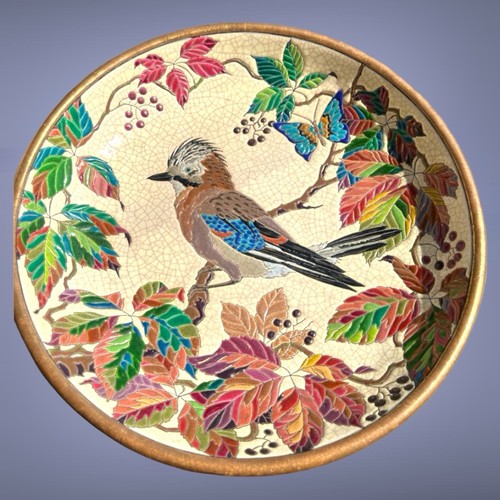 Longwy enamels large hollow - enamels,
