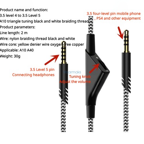 Audio cable for logitech - audio,