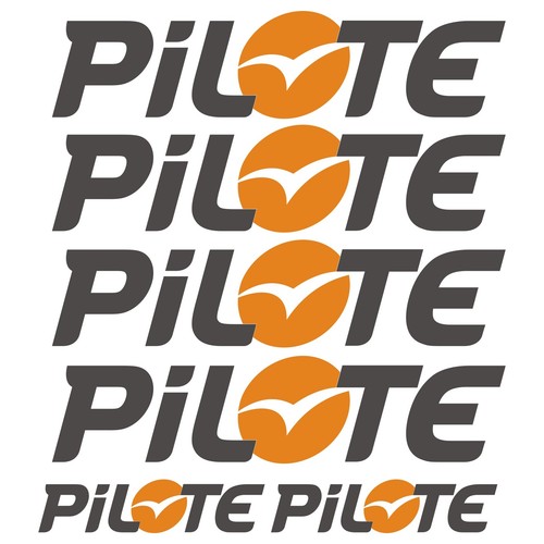 Pilote autocollant sticker - pilote,