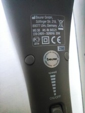 Appareil de Massage Corps Beurer therapy MG58 à vibration et lumière infrarouge