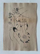 JOAN MIRO Dessin sur papier