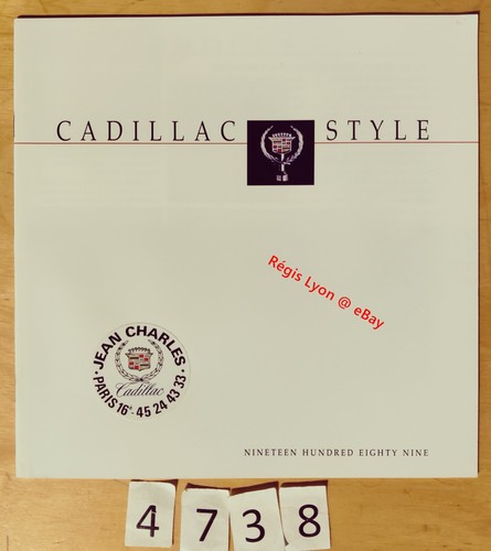 Cadillac gamme allante - gamme,
