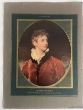 1924 Thomas Lawrence Frederic Stewart Ireland Londonderry Color Board