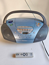 Poste CD Radio Cassette Boombox Sony CFD-S300L  +  Télécommande