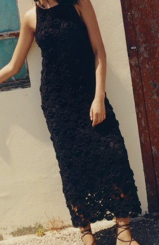 Robe tricot zara crochet - tricot,