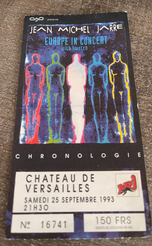 Ticket billet concert jean - -,