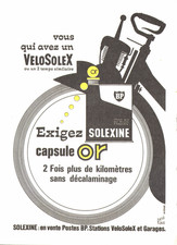 PUB SOLEXINE " VELOSOLEX "  1967   ( 2 )