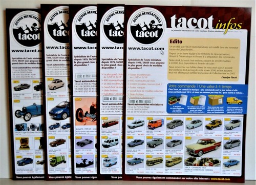 Tacot autos miniatures - autos, lot