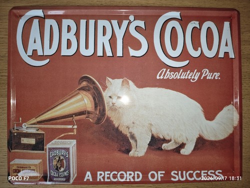 Cadbury plaque - cadbury’s,