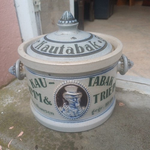 Pot tabac ancien - tabac, gres