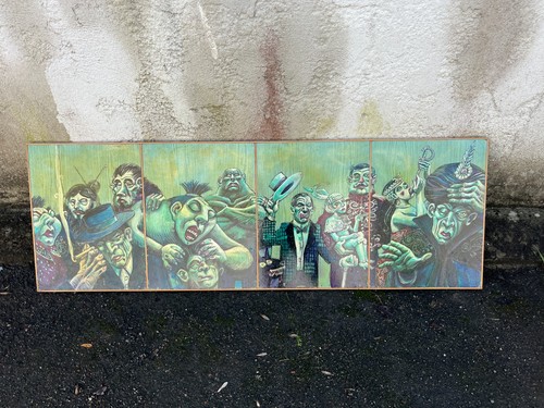 Grand tableau contemporain - contemporain,