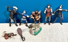 Chronicles of NARNIA  Action Figure LOT - 8 Pieces 2.5- 4" EUC