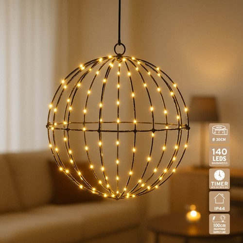 Boule led 50cm ø - à, avec